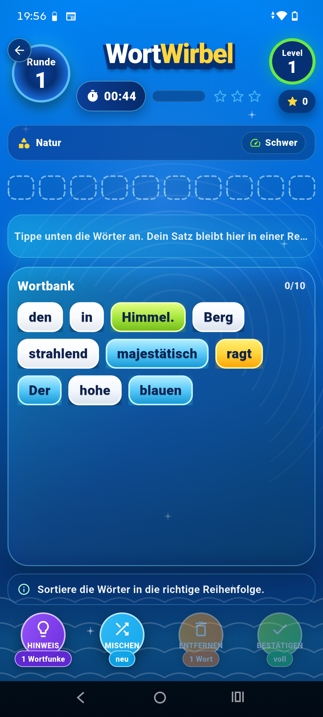 WortWirbel Spielrunde